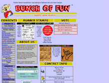 Tablet Screenshot of bunchoffun.com